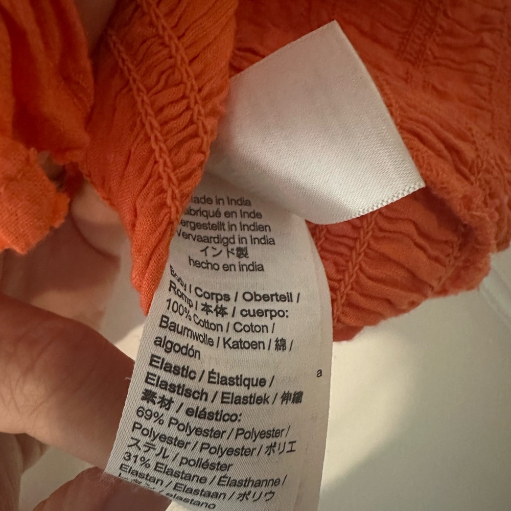 Jcrew Orange Top - Picture 4 of 7